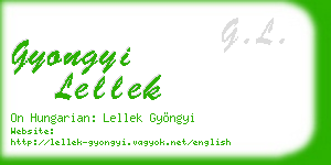 gyongyi lellek business card
